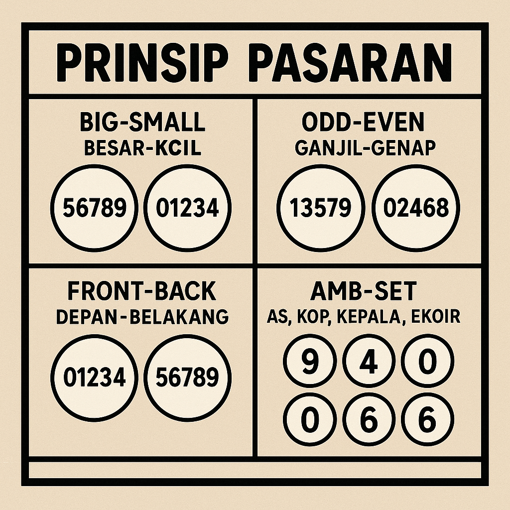 Prinsip Dasar Pasaran Togel Online Jitu